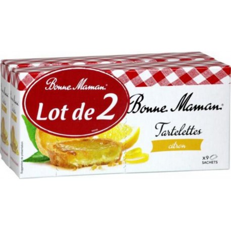 Bonne Maman Tartelettes Citron 125g (lot de 2)