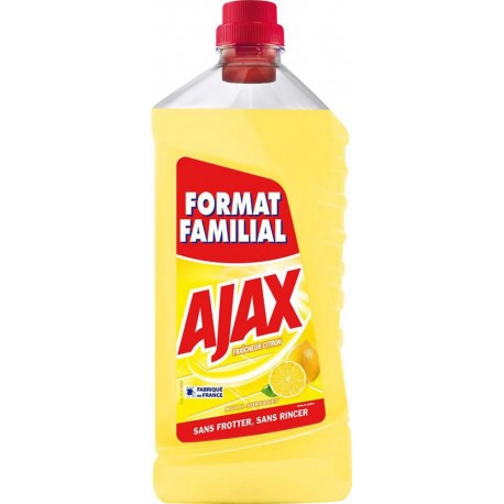 Ajax Multi-Surfaces Fraîcheur Citron 1,5L (lot de 6)