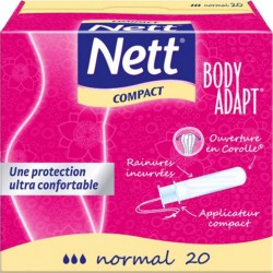 Nett Body Adapt Tampon Normal x20 (lot de 4)