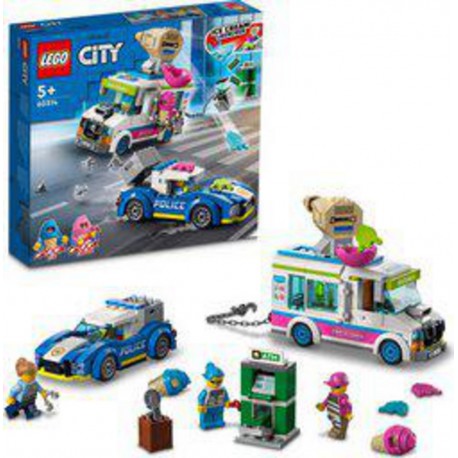 LEGO COURSE POURSUITE CAMION GLACES