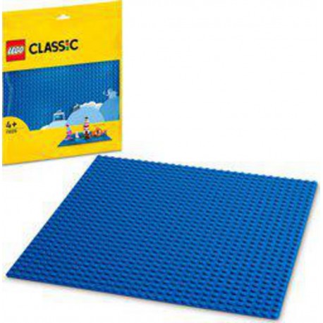 LEGO PLAQUE CONSTRUCTION BLEUE