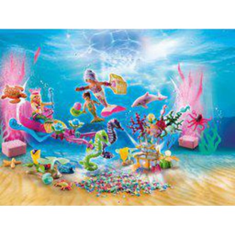 Playmobil 70777 CALEND AVENT JEU BAIN SIRENE