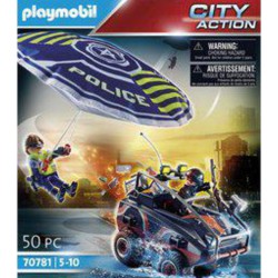 Playmobil 70781 POLICE PARACHUTE QUAD BANDIT