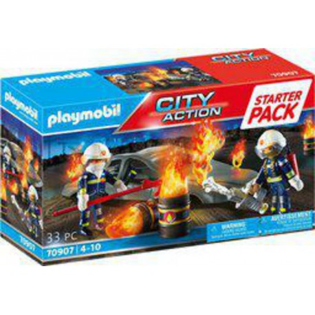 Playmobil 70907 STARTER PACK POMPIER+INCENDIE