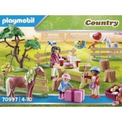 Playmobil 70997 DECORATION FETE AVEC PONEYS