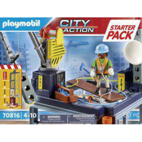 Playmobil 70816 STARTER PACK PLATEFORME CONSTR