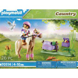 Playmobil 70514 CAVALIERE ET PONEY ISLANDAIS