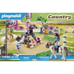 Playmobil 70996 PARCOURS OBSTACLES+CHEVAUX