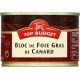 TOP BUDGET TB BLOC FOIE GRAS CANAR.BT150G