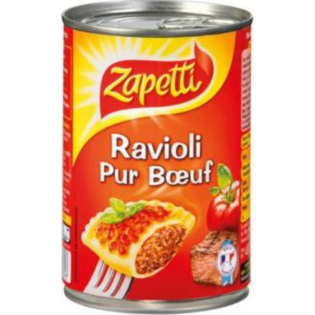 Zapetti Ravioli Pur boeuf 400g