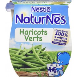 Nestlé Naturnes Haricots Verts (dès 4/6 mois) par 2 pots de 130g (lot de 10 soit 20 pots)