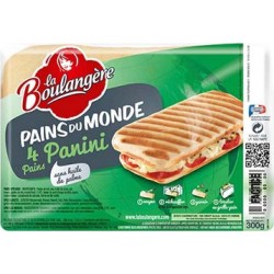 Pain pour Panini La Boulangère x4 300g