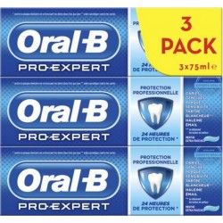 Oral-B Oral B Dentifrice Pro Expert Menthe Extra Fraîche 75ml (lot de 3) tube 75ml