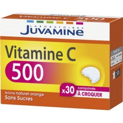 Juvamine Vitamine C 500 Arôme Naturel Orange Sans Sucres (lot de 2)