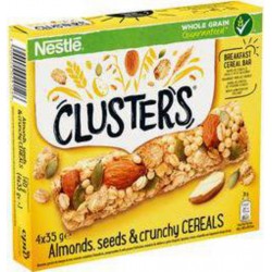 CLUSTERS BARRES AMANDES 4X35G