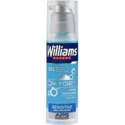 Williams Gel à raser Sensitive anti-irritation sans savon 150ml