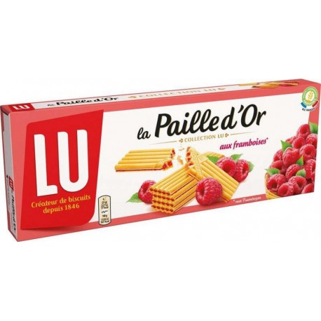 LU Gaufrettes Paille d'Or Framboises 170g