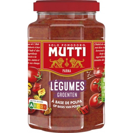 Mutti Sauce tomate & légumes grillés 400g (lot de 5)