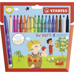 STABILO 18 FEUTRES COULEUR TRIO FRUTTI