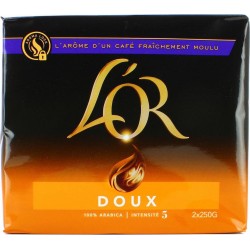 L'OR Café moulu doux x2 250g