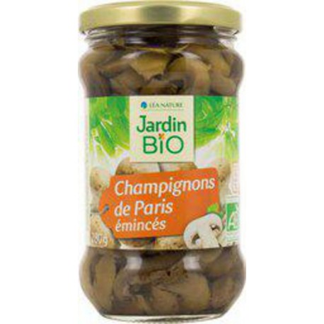 JARDIN BIO ETIC Champignons de Paris émincés, en bocal 280g