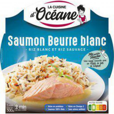 LA CUISINE D'OCEANE Saumon beurre blanc riz blanc et sauvage