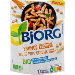 BJORG Emincé veggie blé et pois chiche bio 220g