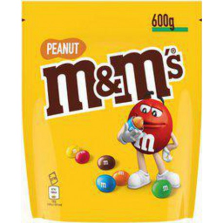 M&M'S Peanuts bonbons chocolatés à la cacahuète 600g