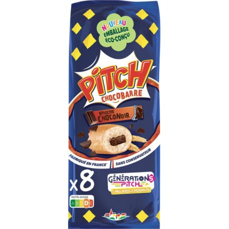 Brioches Pitch Chocobarre Choconoir x8 300g