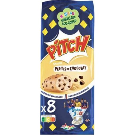 Brioches Pitch Pépites de Chocolat x8 300g