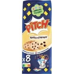 Pitch Brioches Pépites de Chocolat x8 300g (lot de 3)