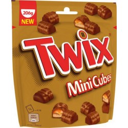 TWIX MINI CUBES 206g