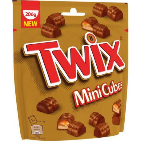 TWIX MINI CUBES 206g