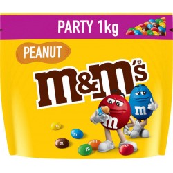 M&M's Bonbons chocolat au lait et cacahuètes PEANUT PARTY 1Kg