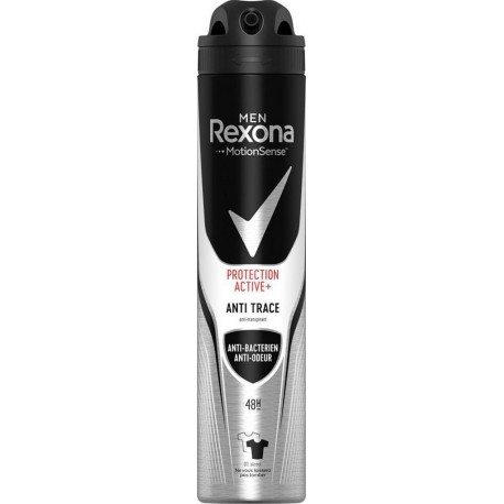 Rexona Men MotionSense Protection Active+ Anti-Trace 200ml (lot de 4)