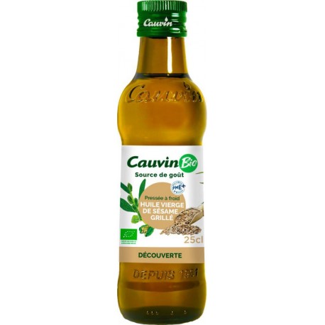 Cauvin Huile bio de sésame 25cl