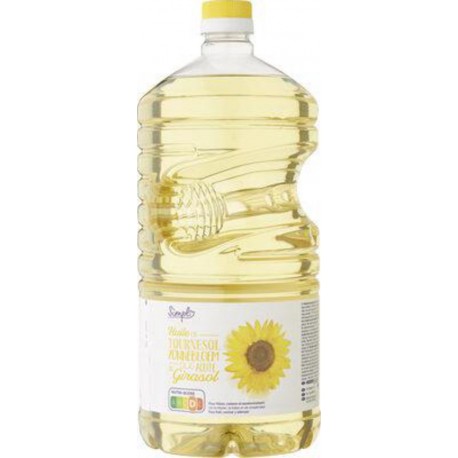 Huile de tournesol SIMPL : le bidon de 3L à Prix Carrefour