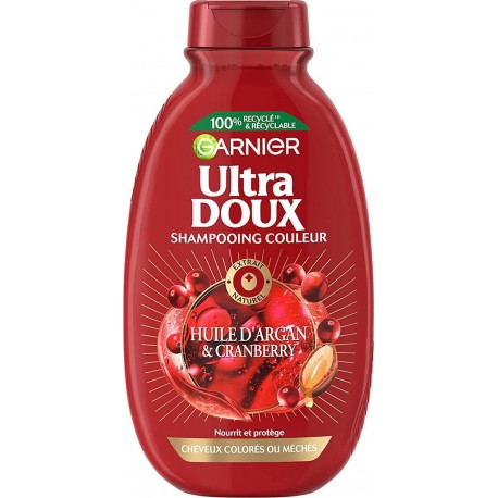 Ultra Doux Argan et Cranberry Shampooing à l'huile d'argan et de cranberry - 250ml