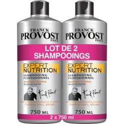 FRANCK PROVOST Shampooing Expert Nutrition 2x750ml x2 flacons 750ml