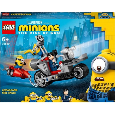 LEGO Minions 75549 Minions Course-poursuite en moto