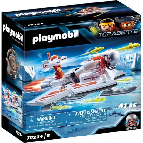 PLAYMOBIL 70234 Top agents Equipe Agent Volant de la Spy