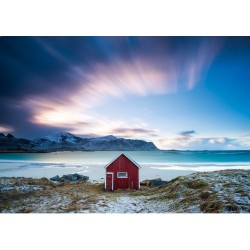 Schmidt Puzzle 1000 pièces : Cabane sur la côte atlantique