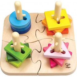 Hape Puzzle à boutons créatifs