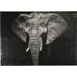 Paris Prix Puzzle Éléphant 1000 Pièces 48x73cm Noir & Gris