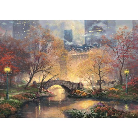 Schmidt Puzzle 1000 pièces phosphorescent : Central Park en automne