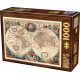 DToys Puzzle 1000 pièces : Vintage Map