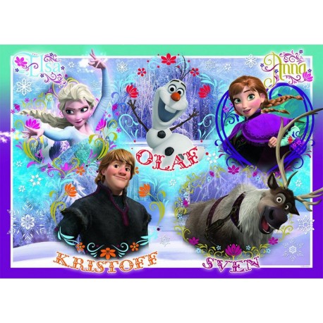 Nathan Puzzle 60 pièces : La Reine des Neiges (Frozen) : Bienvenue au Royaume d'Arendelle