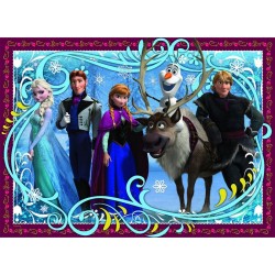 Nathan Puzzle 100 pièces : La Reine des Neiges (Frozen) : Photo de famille