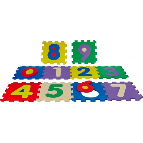 One Two Fun Tapis puzzle mousse 10 pièces