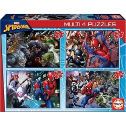 EDUCA Multi 4 Puzzles Spider-Man